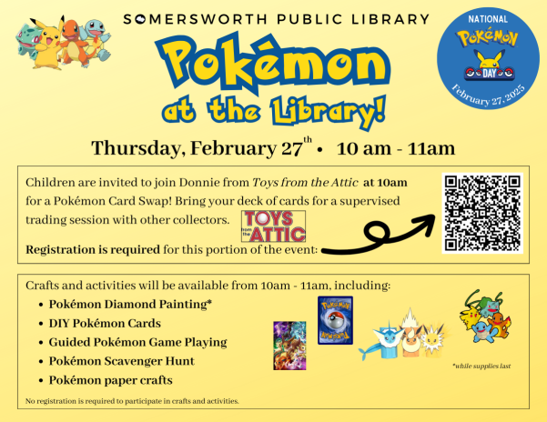 Pokemon at the Library